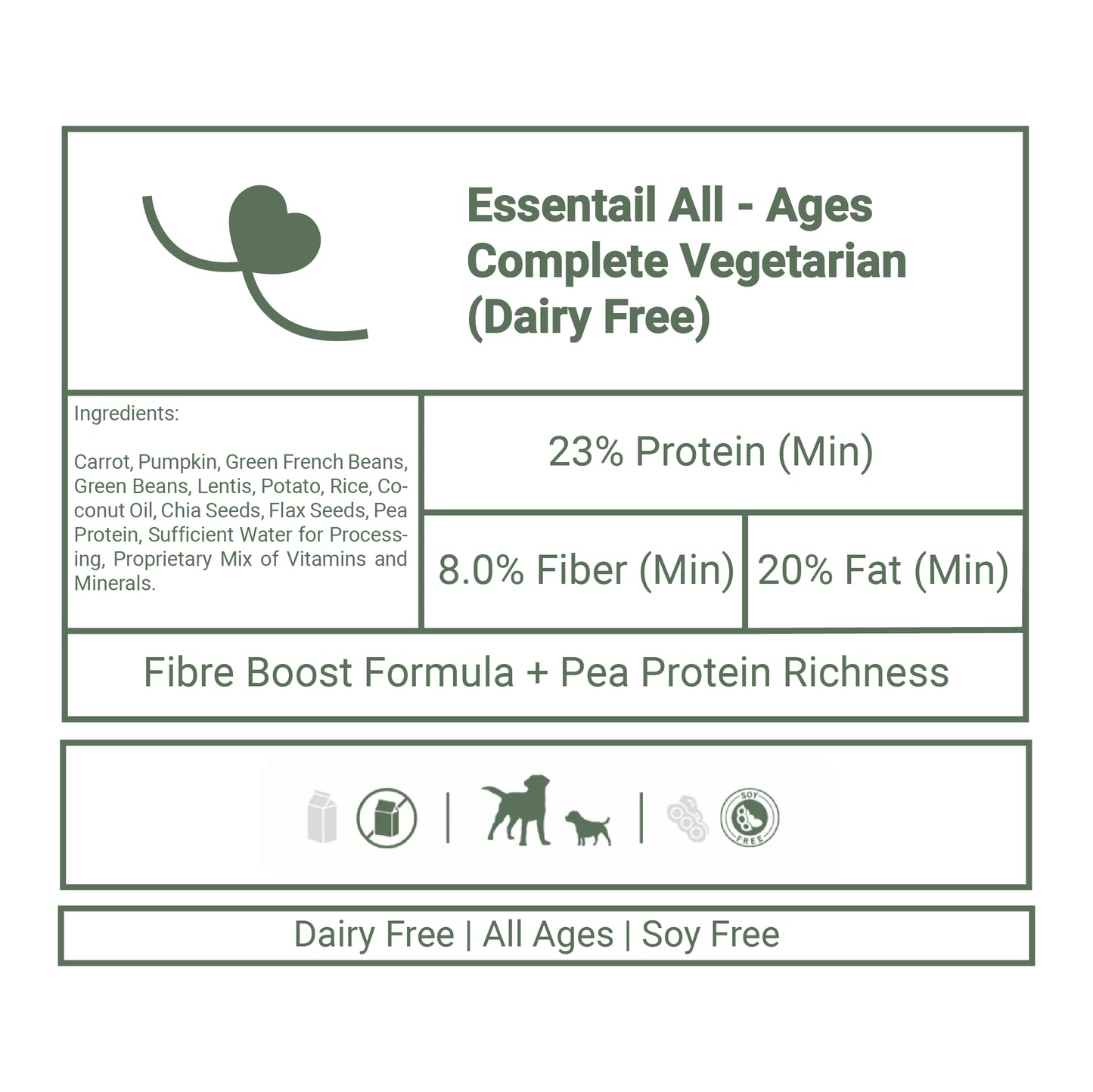 Essential All Ages Complete Vegetarian (Dairy Free) - 200 gm x 14 pcs