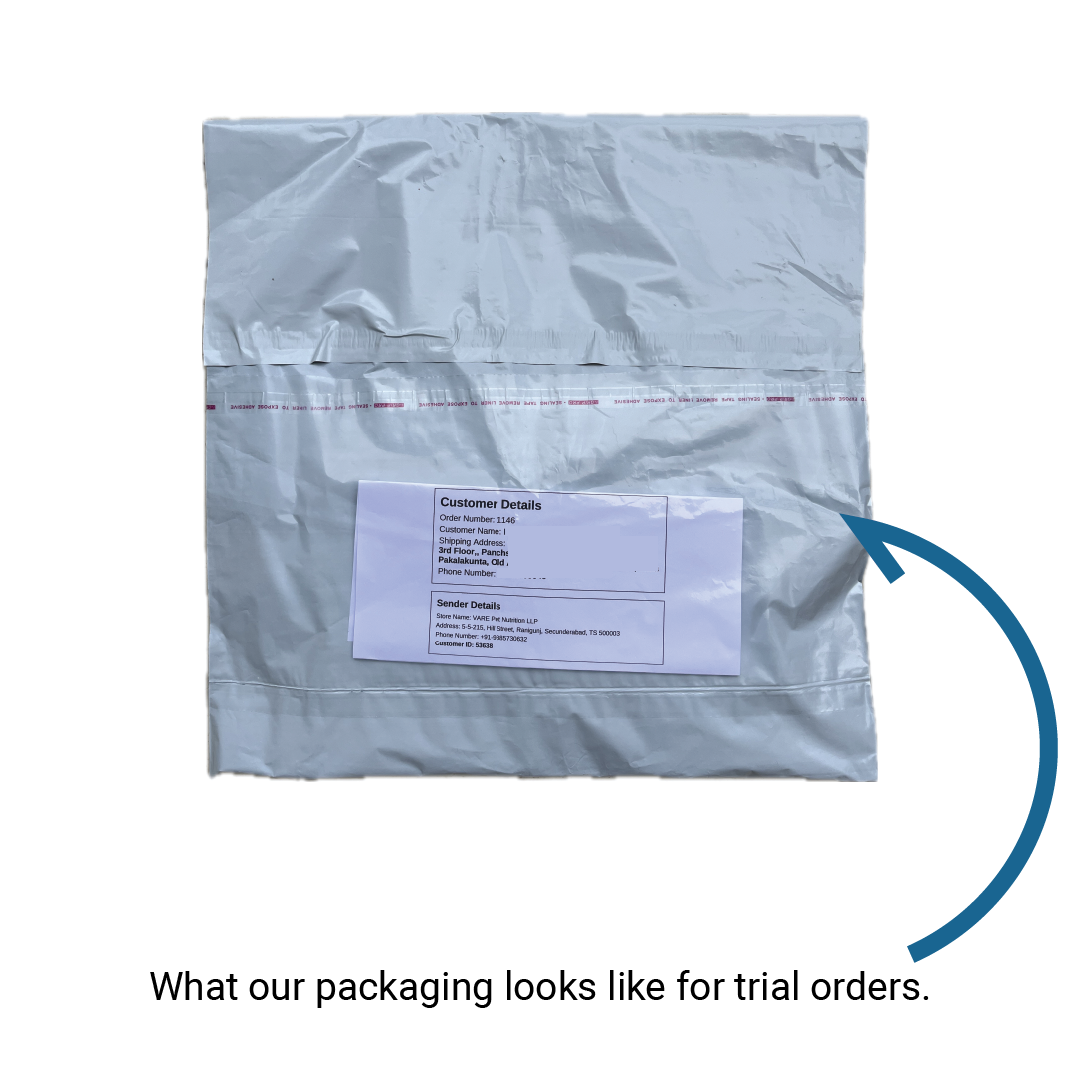 Two 200gm Fresh Dog Food Trial Packs (400 gm)